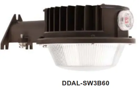 SUPER BRIGHT LEDS DDAL SW3B60 Field Selectable Wattage and CCT LED Dusk to Dawn Area Light
