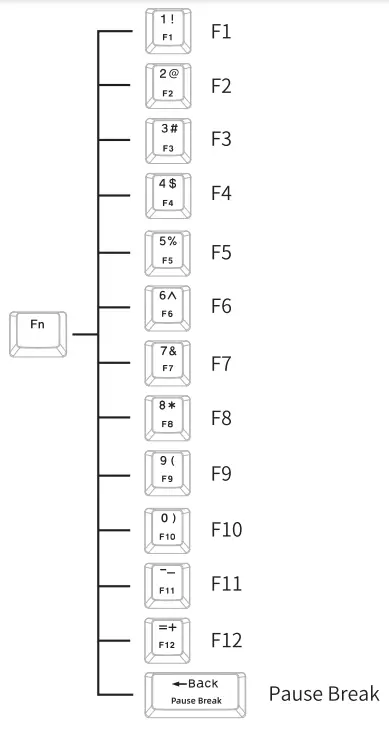DURGOD GK68 RGB Aluminum Mechanical Keyboard - fig1