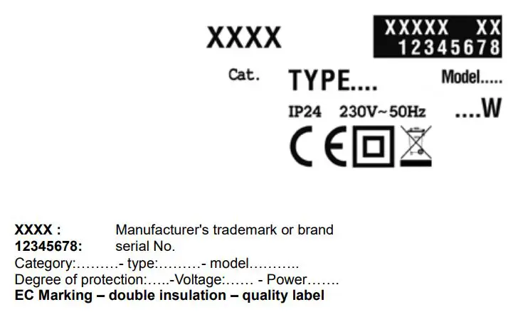 Towelrads Vetro Electric Glass Infrared Designer Radiator 1063 x 532mm Instruction Manual - The features of the appliance are indicated