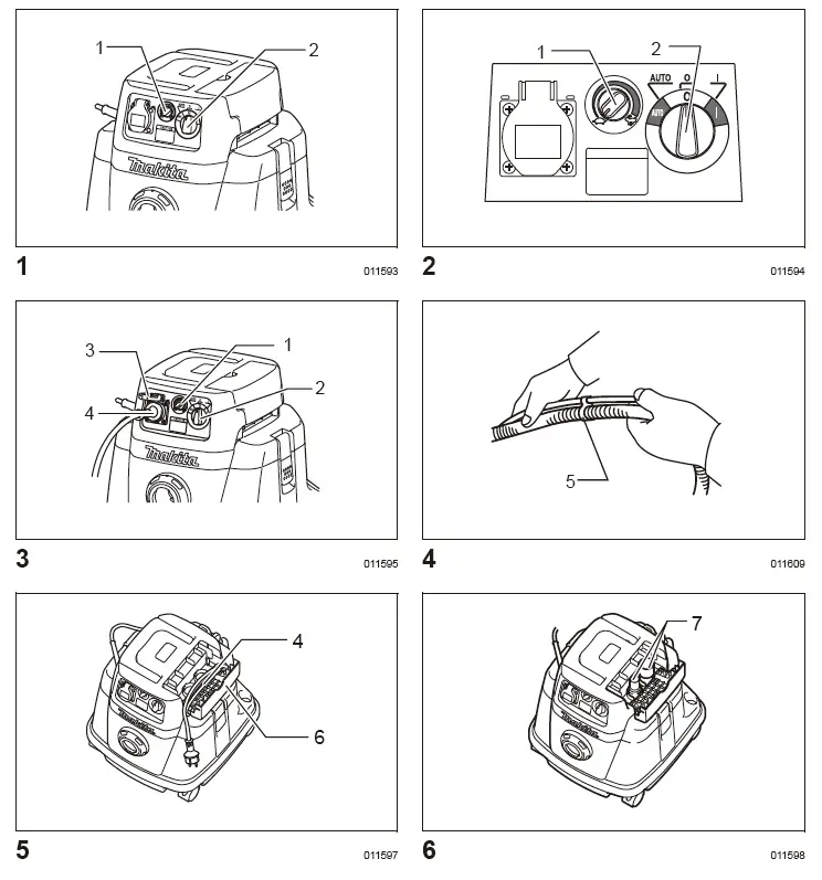 makita VC1310L Vacuum Cleaner-FIG1