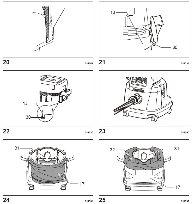 makita VC1310L Vacuum Cleaner-FIG6