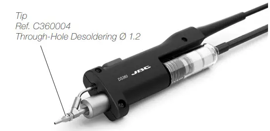 JBC DS360 Micro Desoldering Iron Station - figure 1