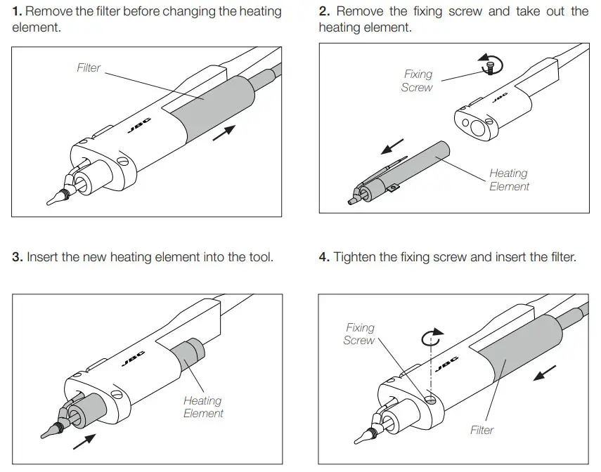 JBC DS360 Micro Desoldering Iron Station - figure 5