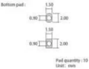 Size and pin definition