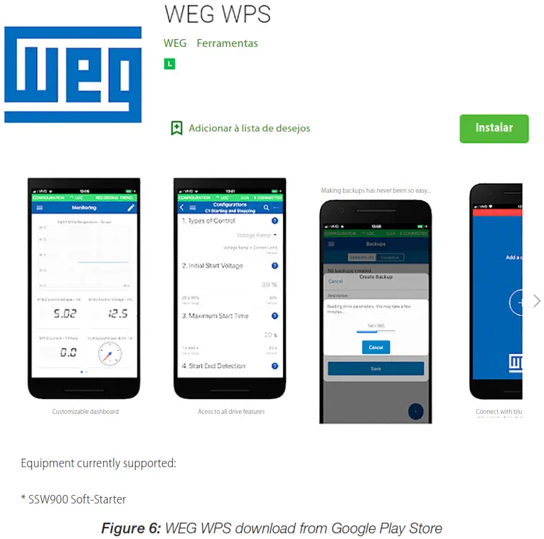 Weg SSW900 HMI BLT Bluetooth Graphic HMI - Fig 4