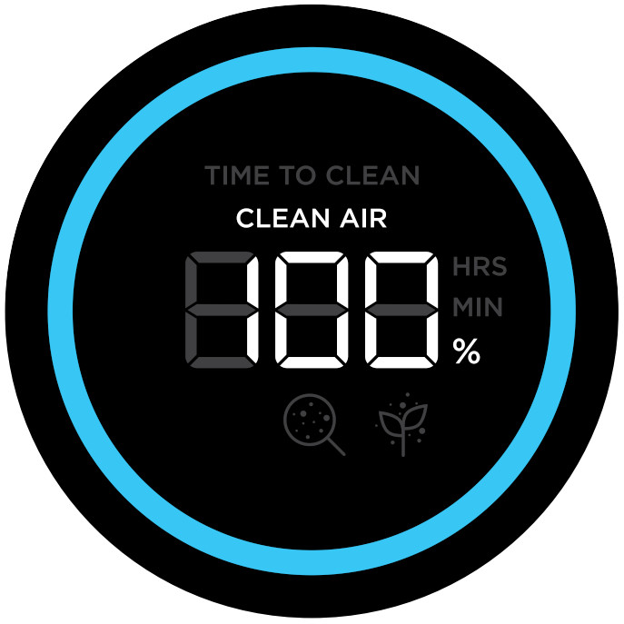 Shark Air Purifier 4 -- FRONT DISPLAY SCREEN