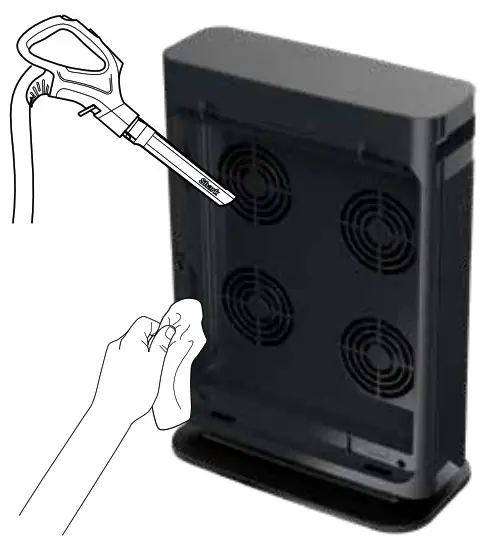 Shark Air Purifier 4 -- Interior Cleaning