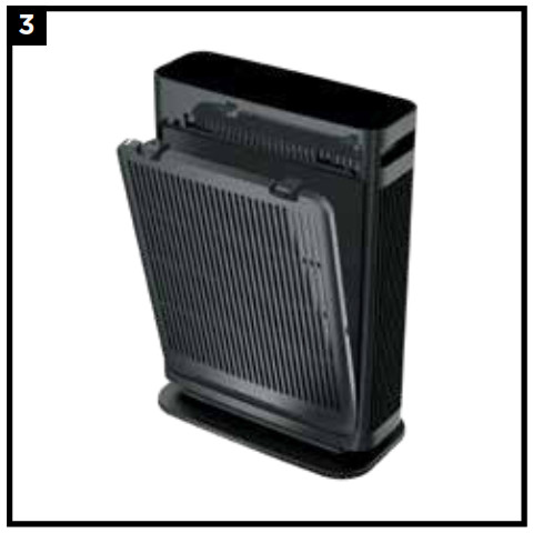 Shark Air Purifier 4 -- With the filter installed, replace the filter