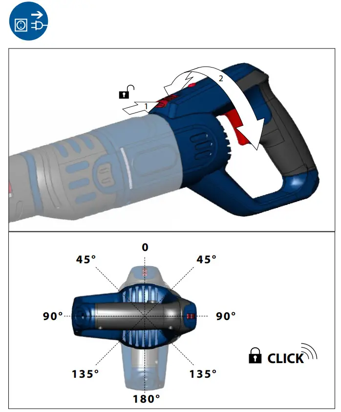 Gude USS 1050 R Electric Sabre Saw - figure 5