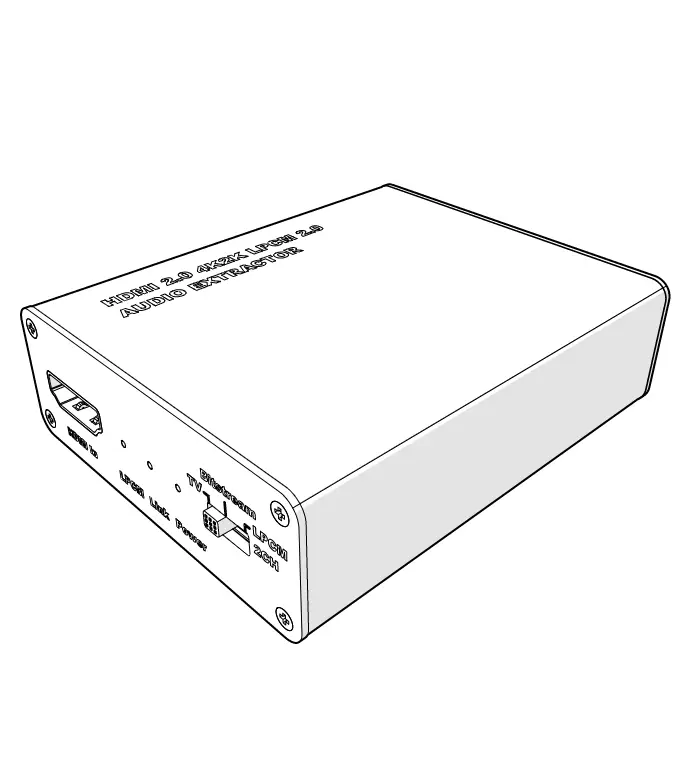 Nedis Vext3470at Hdmi Audio Extractor User Manual
