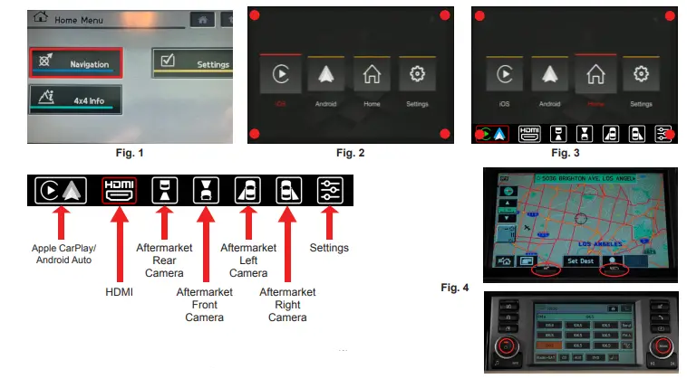 navtool LR3 Land Rover Interface with HDMI Mirroring fig 41