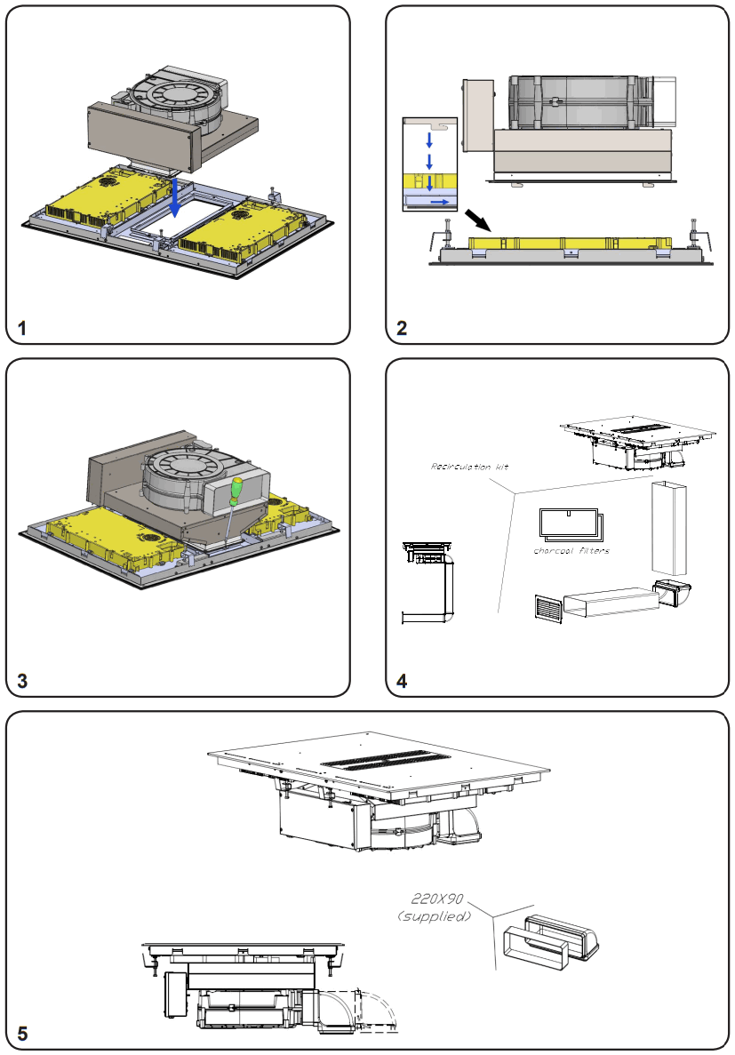 FULGOR MILANO FCLHD 8041 Induction Vitroceramic Hob - Fig 3