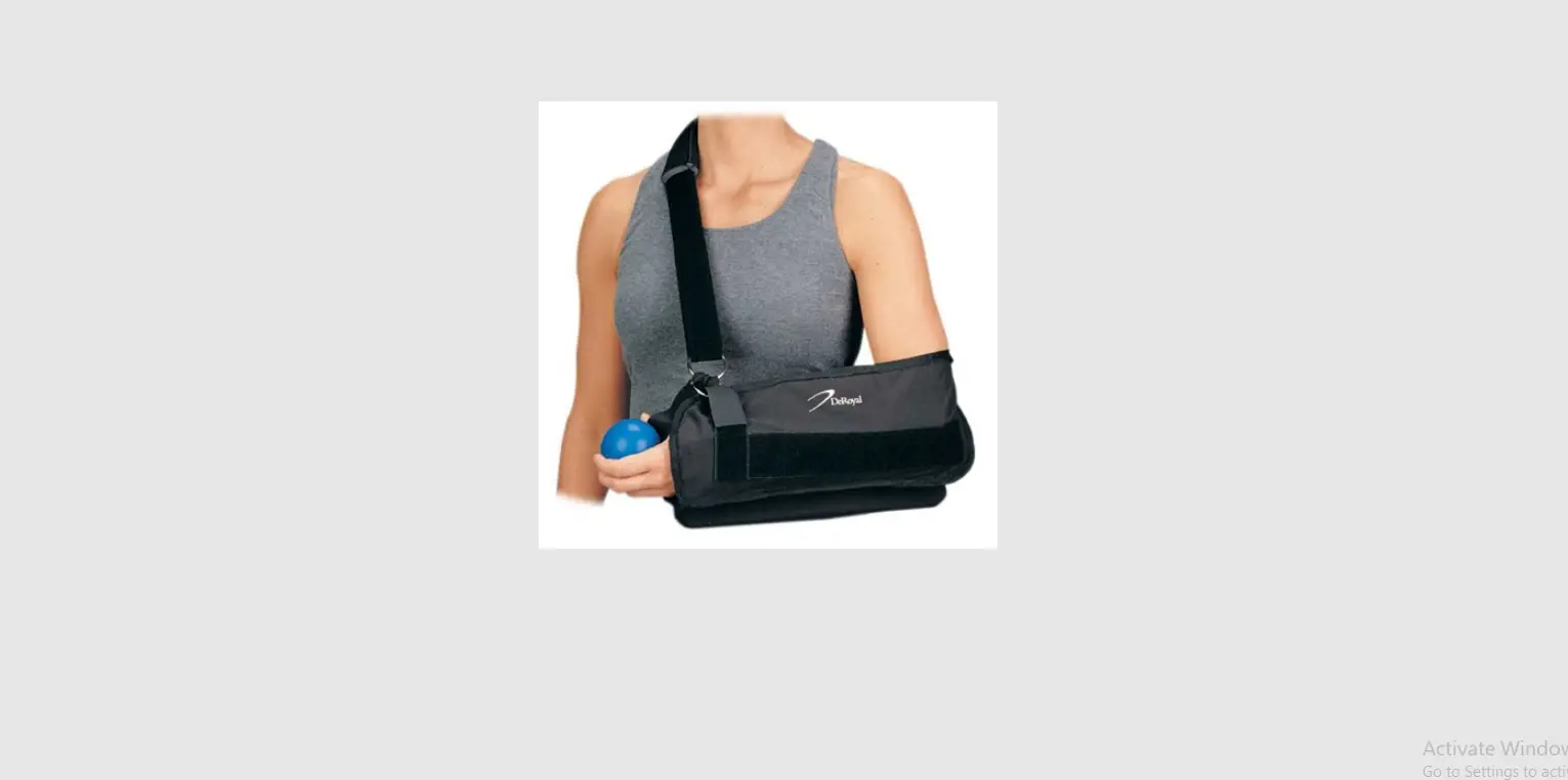 Deroyal Shoulder Pad Iii Abduction Sling Device Instruction Manual