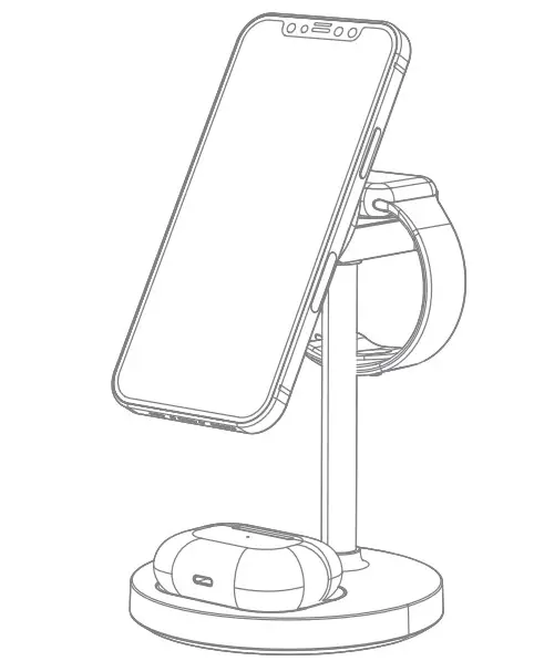 Shenzhen Future Charger Technology HM29 3 In 1 Fast Wireless Charger - parts 2