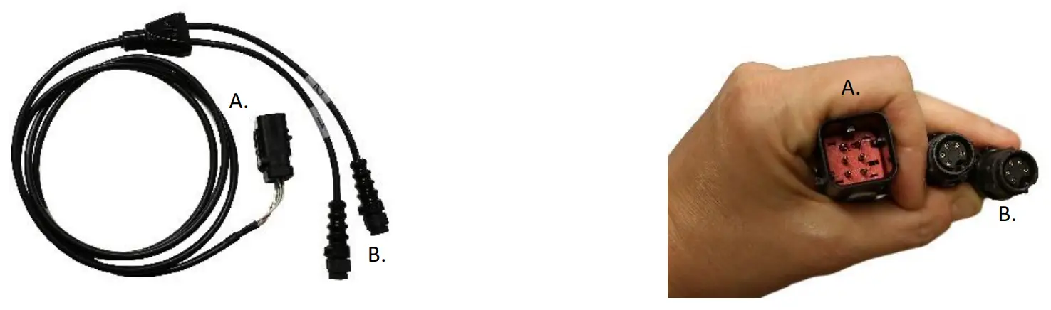 DAKOTA MICRO DMAC-JD2COC AgCam High Definition Quad Monitor Two Camera System