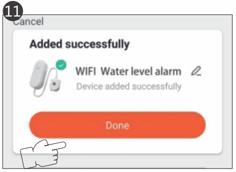 SMART TECH WD-01 WiFi Water Leak Detector Alarm - Fig 22
