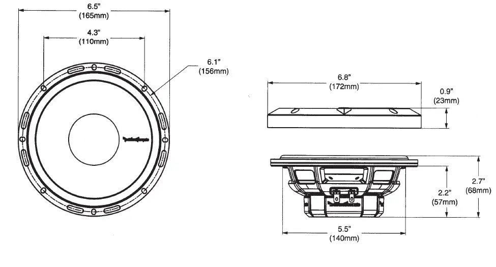 Rockford Fosgate P152-S Component Speakers 04