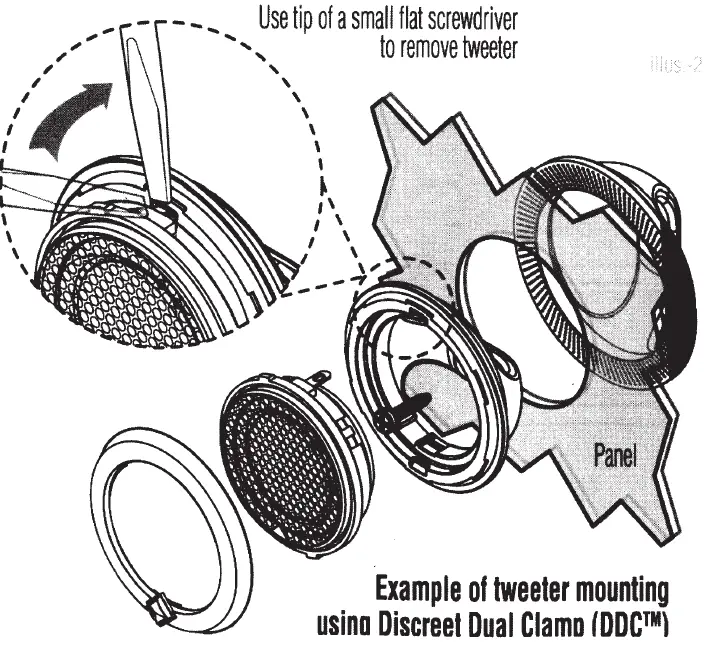 Rockford Fosgate P152-S Component Speakers 12