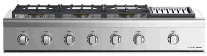 FISHER PAYKEL CPV2 486GLN N 48 Inch Gas Range Top Grill -