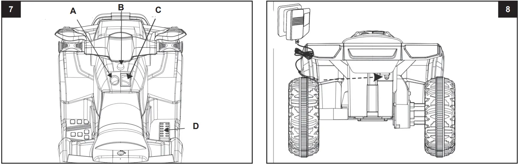 JAMARA 460865 Ride On Mini Quad Runty Kids Toys - fig 5