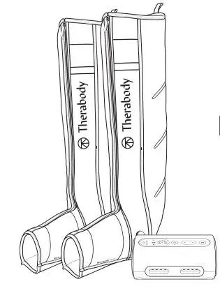 Therabody RecoveryAir Prime Foot and Leg Air Massage Boots User Guide - RecoveryAir Prime
