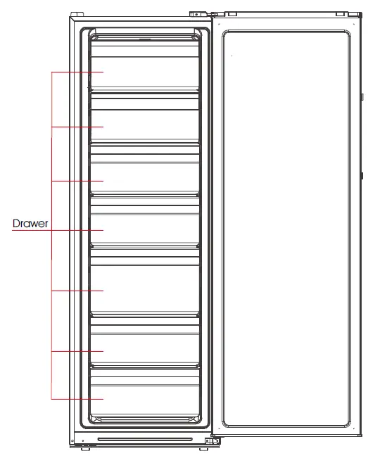 Midea MUF-307SS Upright Freezer-28