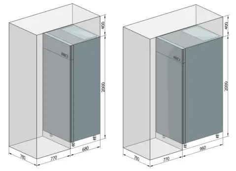NordCap 447800600 BLF 600 Cool-Line Bakery Freezer-fig2