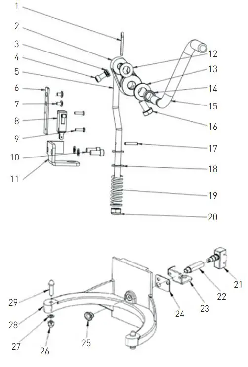 HENDI Heavy Duty Mixer – 7 Liter 222829 User Manual - Figure 3