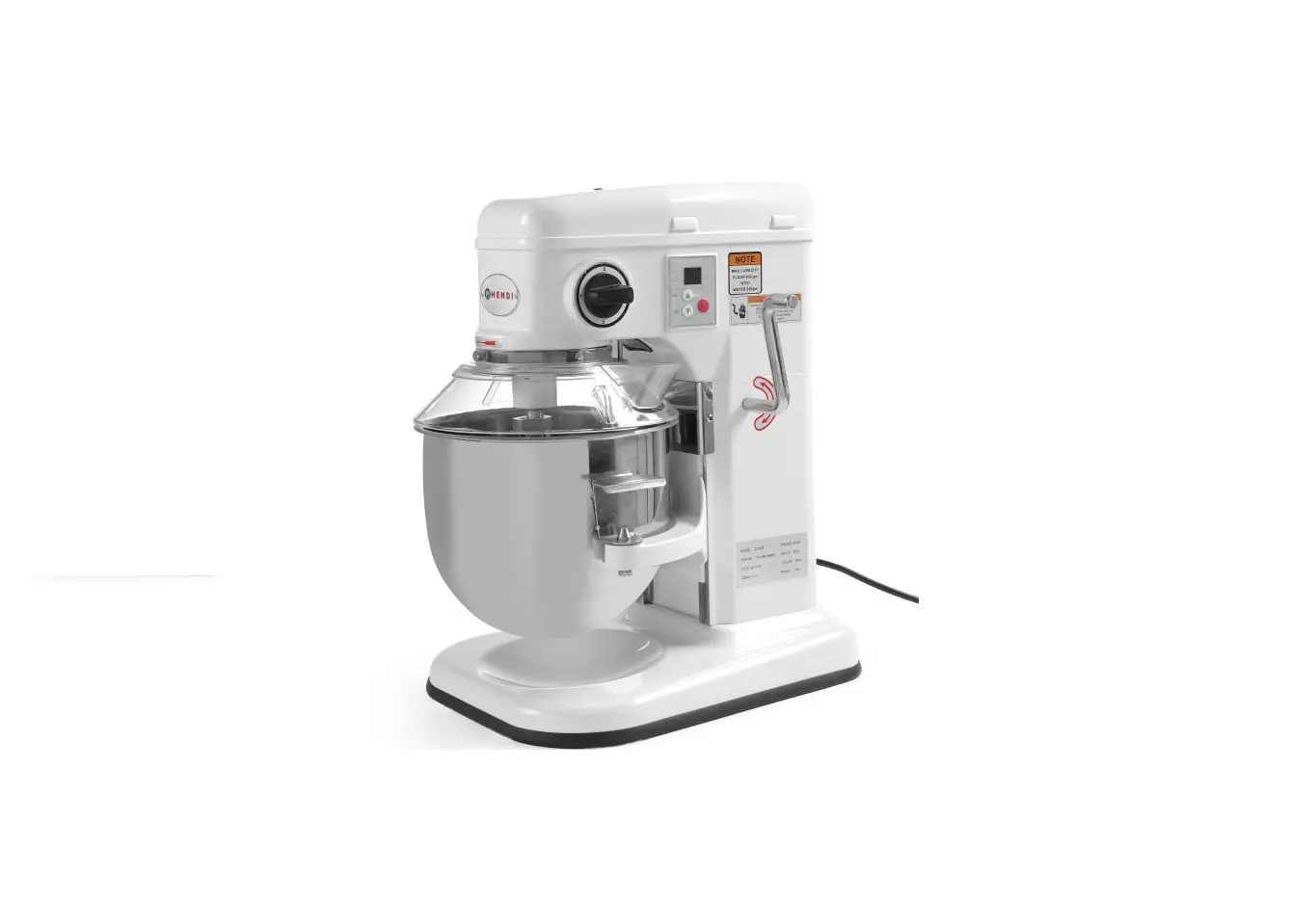 Hendi Heavy Duty Mixer - 7 Liter 222829 User Manual