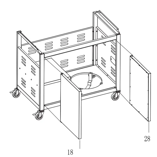 tepro-3316UK-6-Burner-Gas-BBQ-with-Infrared-Side and-Back-Burners-FIG18