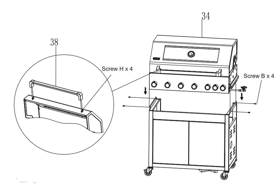 tepro-3316UK-6-Burner-Gas-BBQ-with-Infrared-Side and-Back-Burners-FIG19