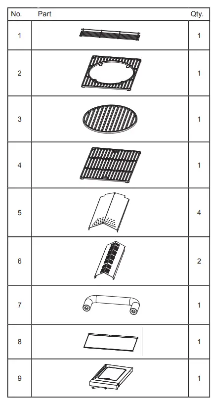 tepro-3316UK-6-Burner-Gas-BBQ-with-Infrared-Side and-Back-Burners-FIG2