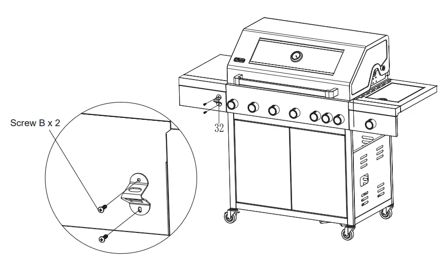 tepro-3316UK-6-Burner-Gas-BBQ-with-Infrared-Side and-Back-Burners-FIG27