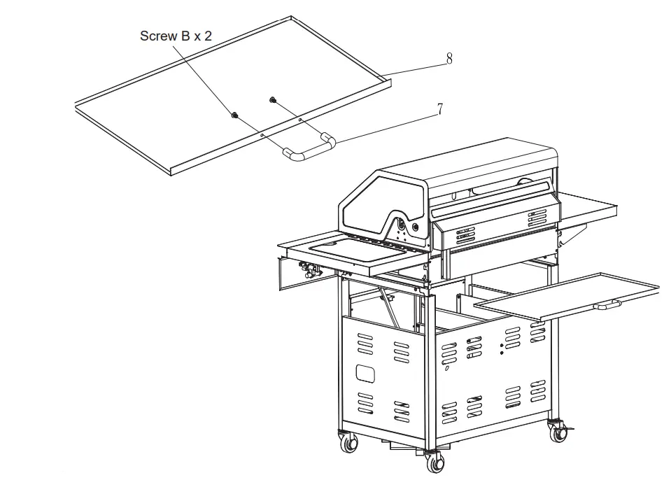 tepro-3316UK-6-Burner-Gas-BBQ-with-Infrared-Side and-Back-Burners-FIG29