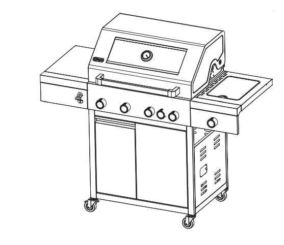tepro-3316UK-6-Burner-Gas-BBQ-with-Infrared-Side and-Back-Burners-FIG30
