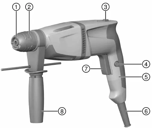 HILTI TE 1 Corded SDS Plus Rotary Hammer-1