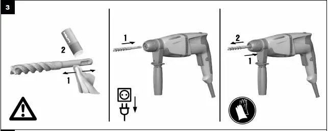 HILTI TE 1 Corded SDS Plus Rotary Hammer-3