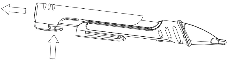 PeakTech 1030 AC Voltage Detector with Flashlight - Battery Replacement 1