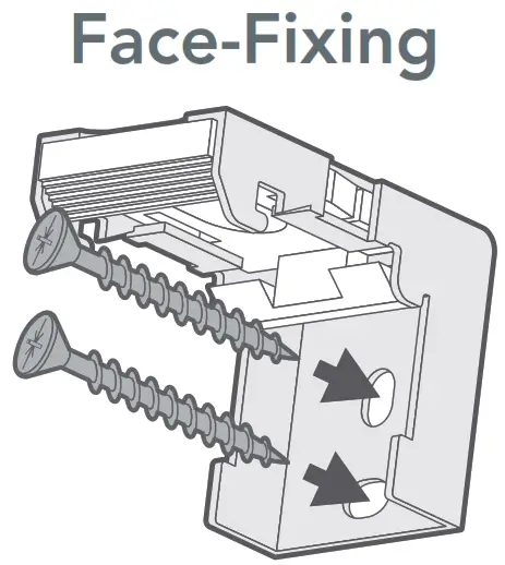 blinds2go Orla Kiely Multi Stem Blinds - Face-Fixing