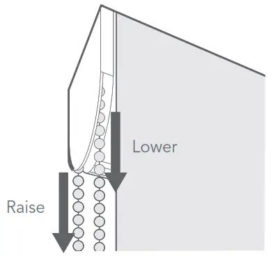blinds2go Orla Kiely Multi Stem Blinds - Operating the blind