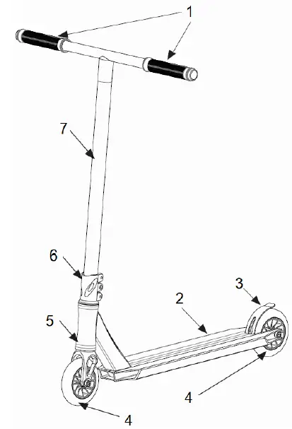 LIMIT IN 22362-1 Freestyle Scooter-1