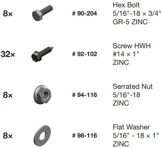 Fastener Kit
