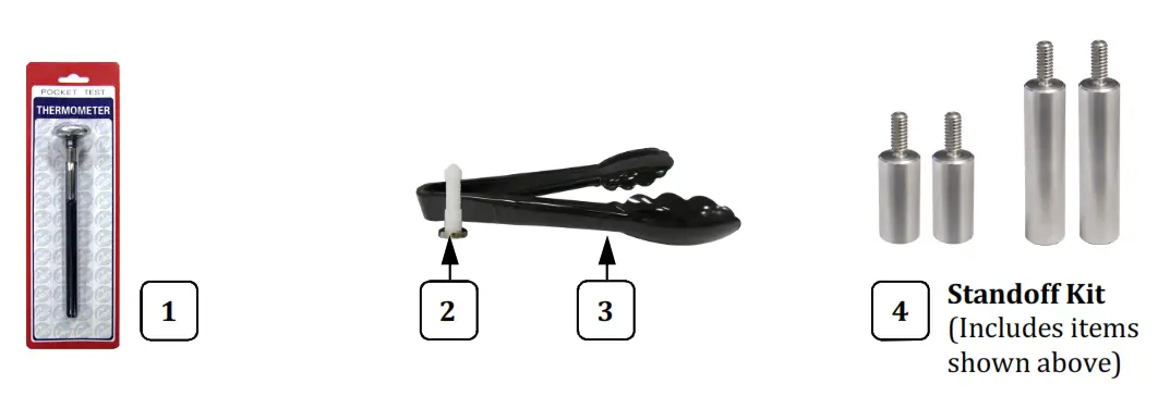 GOLD MEDAL Hot Diggity Pro Series Roller Grills - Accessories