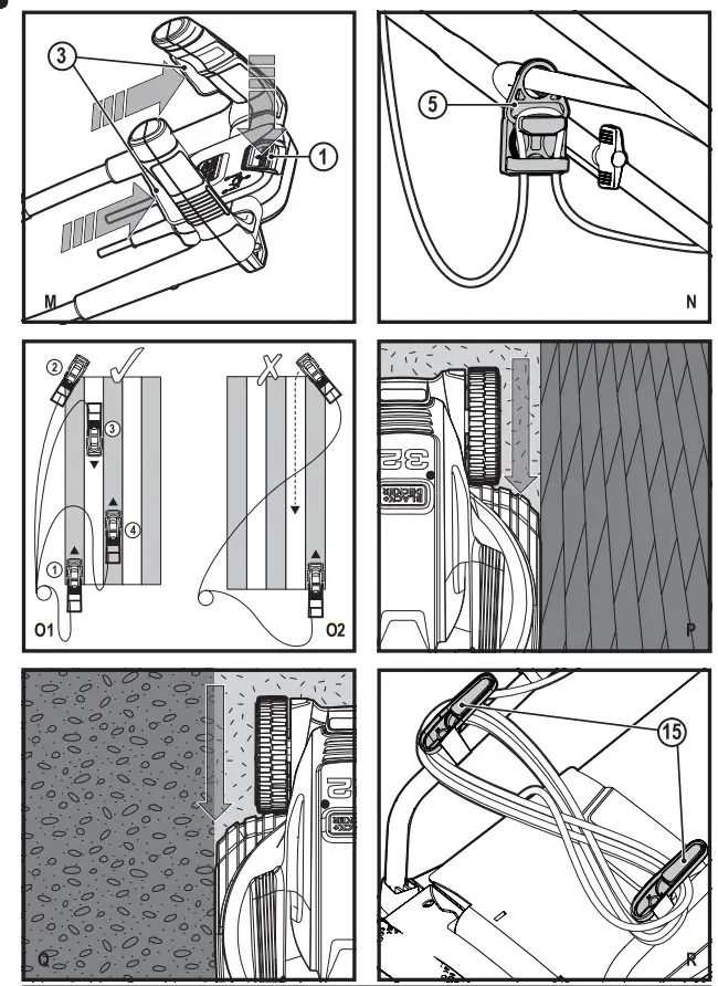 BLACK DECKER BEMW461BH Electric rotary mower 1400 W - Figure 3