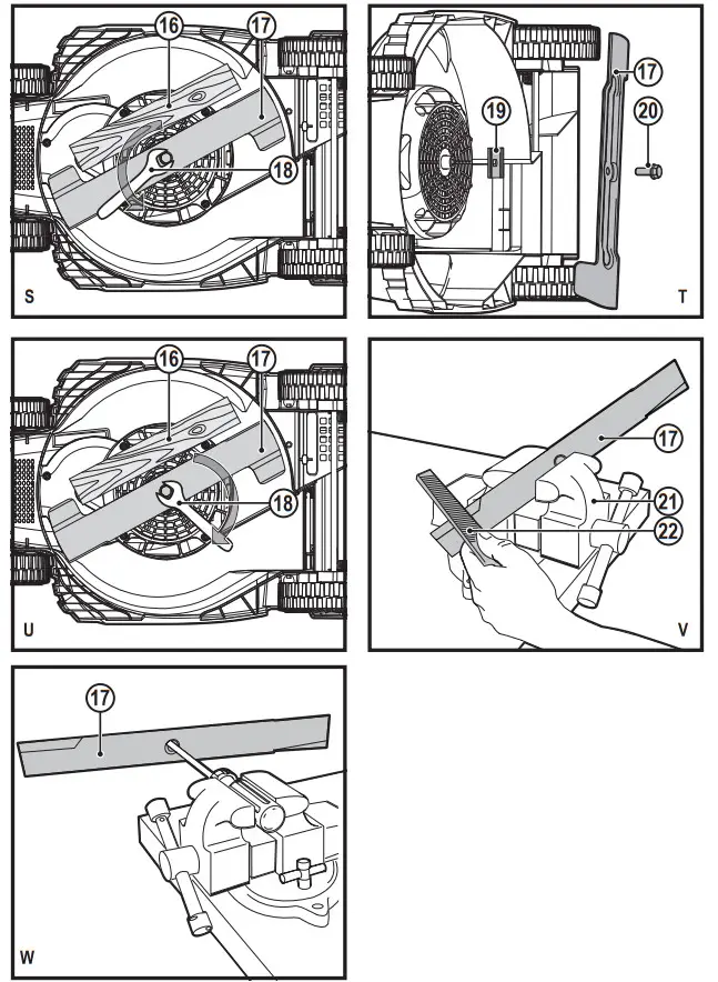 BLACK DECKER BEMW461BH Electric rotary mower 1400 W - Figure 4