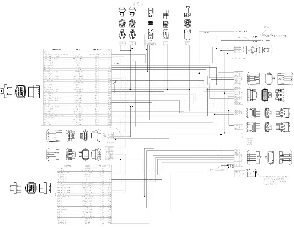 Holley 79-93 Ford Mustang EFI Harness Kit-13