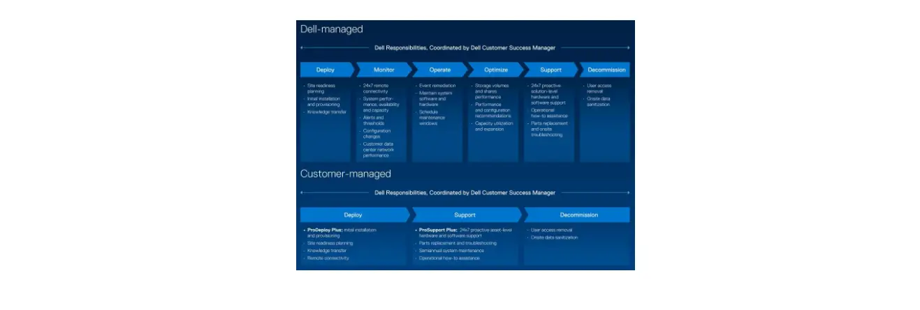 Roles And Responsibilities For Dell-managed Apex Data Storage Services User Guide