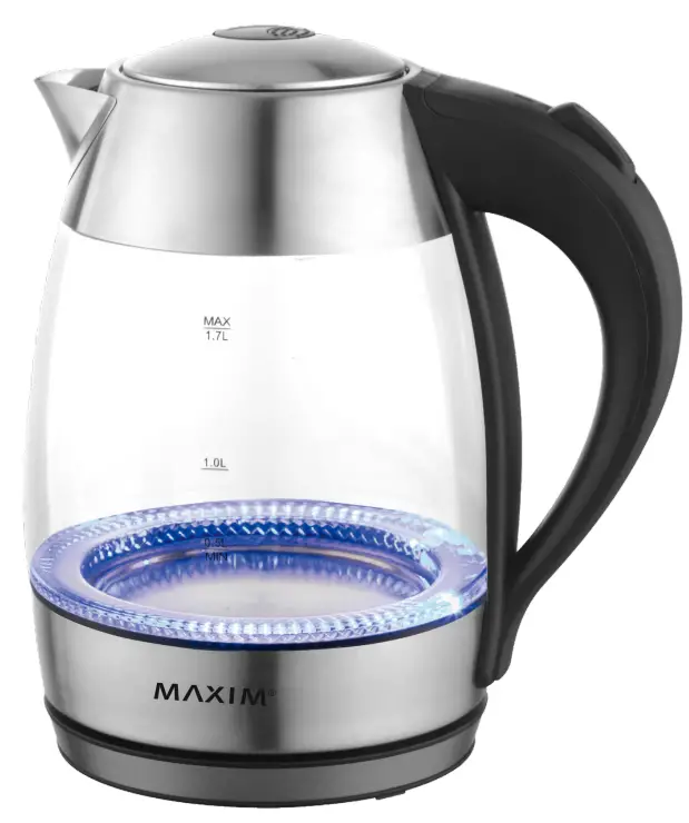 MAXIM M2GK17 1.7L Glass Kettle