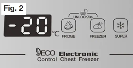 AKAI AK 198 CF 198L Digital Chest Freezer - Fig 2