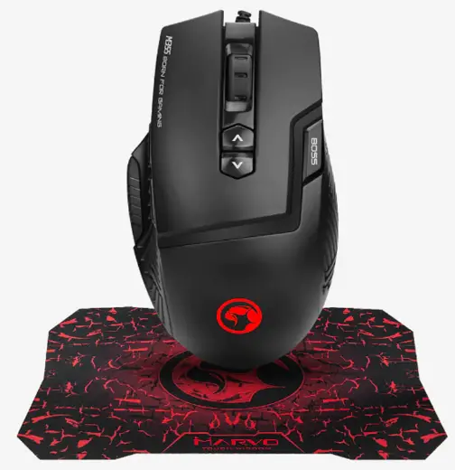 MARVO-M355+G1-Gaming-Mouse-&Mouse-Pad-product